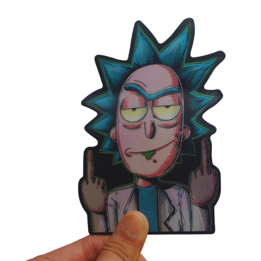 Rick and Morty 3D Sticker