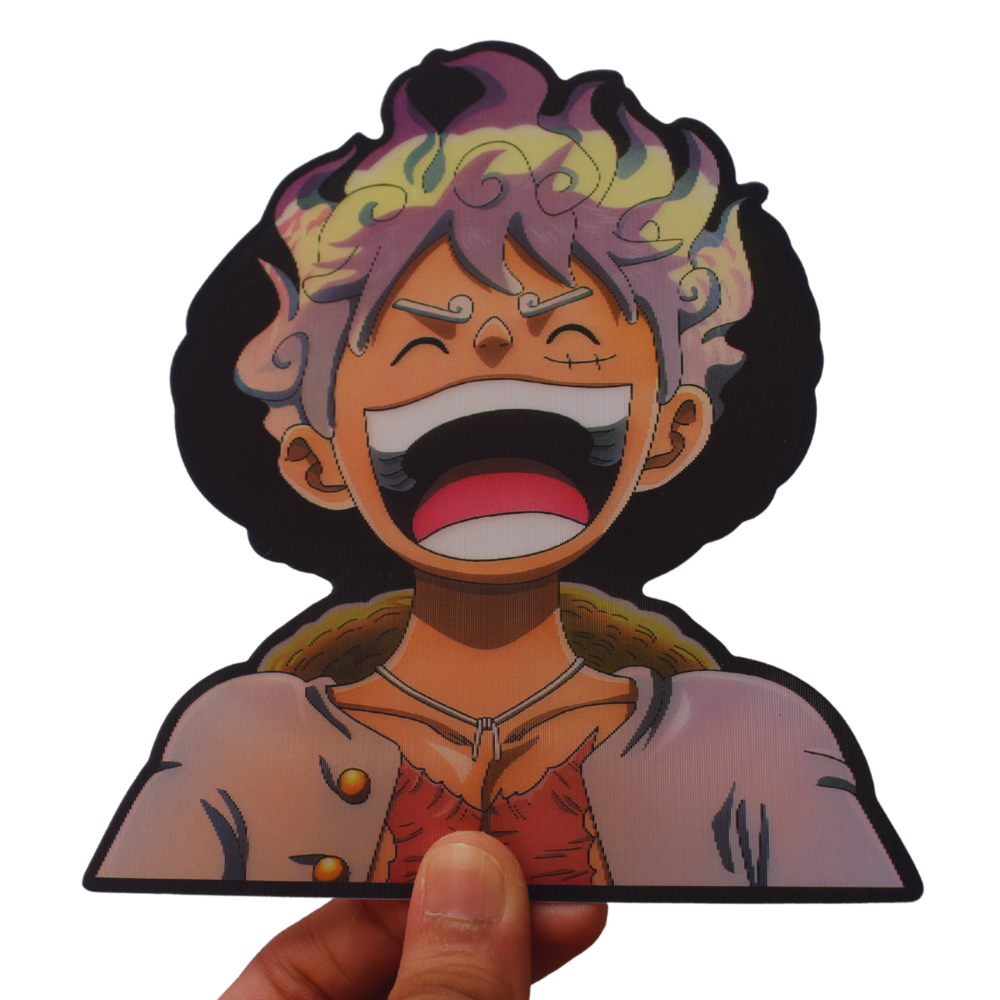 Luffy Gear 5 - One Piece 3D Sticker