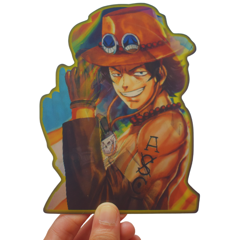 One Piece Portgas D. Ace 3D Sticker
