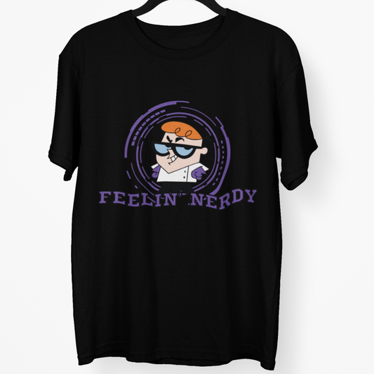 Feeling Nerdy Cartoon Unisex T-shirt