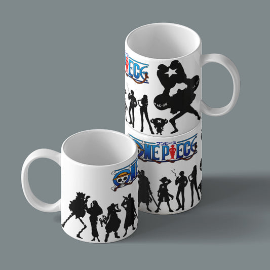 Printed Coffee/Milk Mugs, 325ml - One Piece Classic Anime Coffee Mug