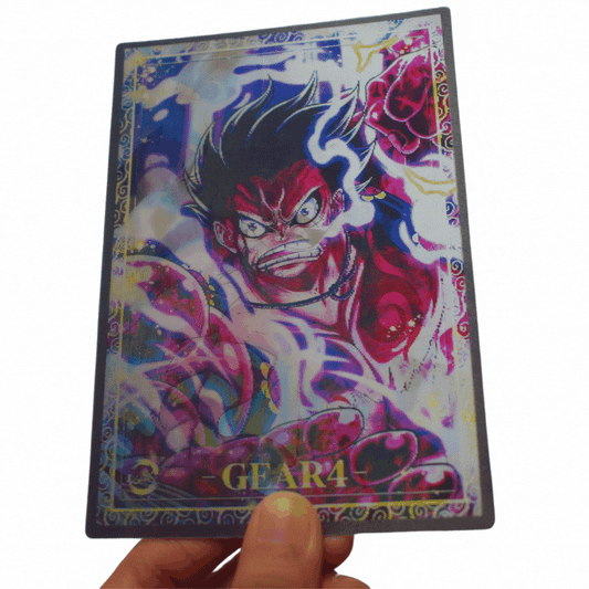 One Piece Luffy Gears Card Style 3D Sticker