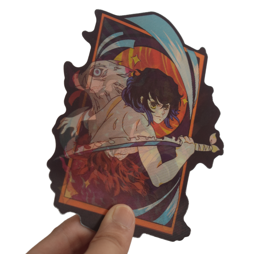 Demon Slayer 3D Sticker