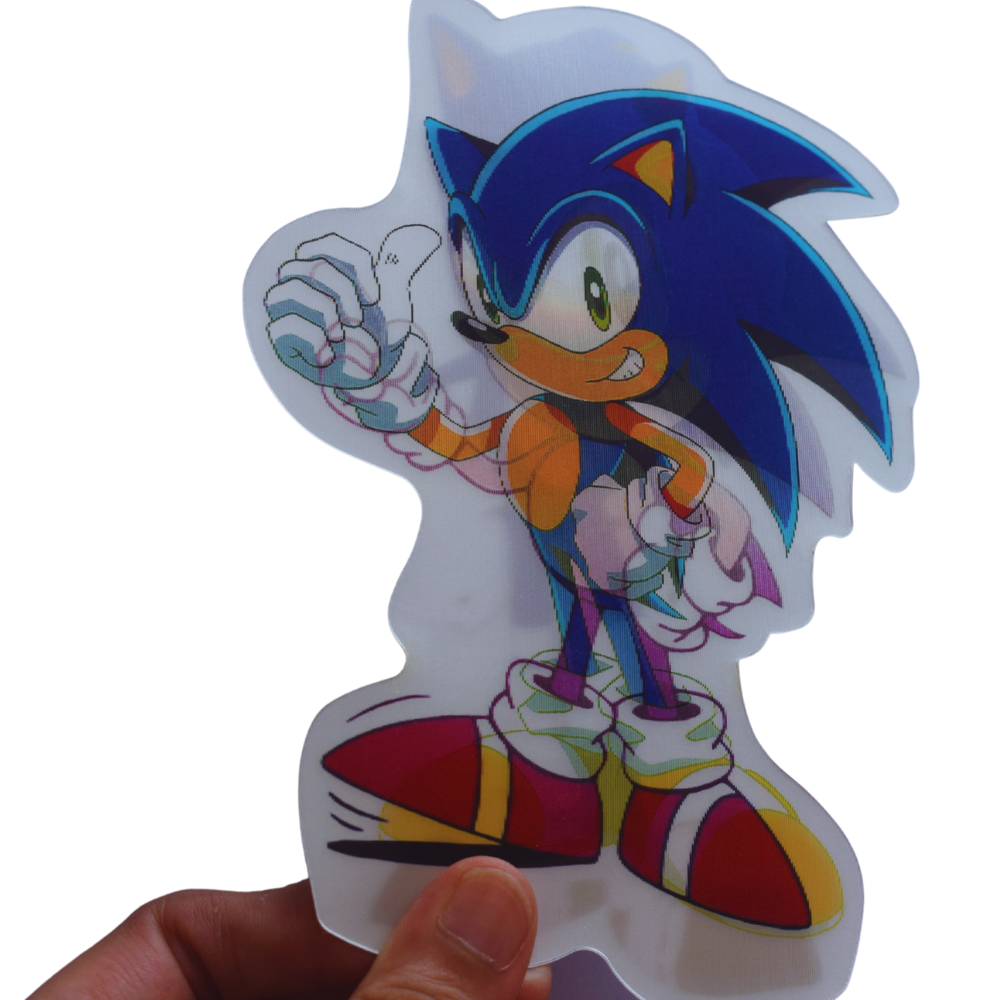 Sonic 3D Sticker