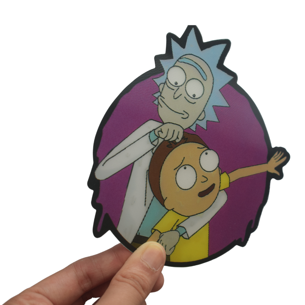 Rick and Morty 3D Sticker