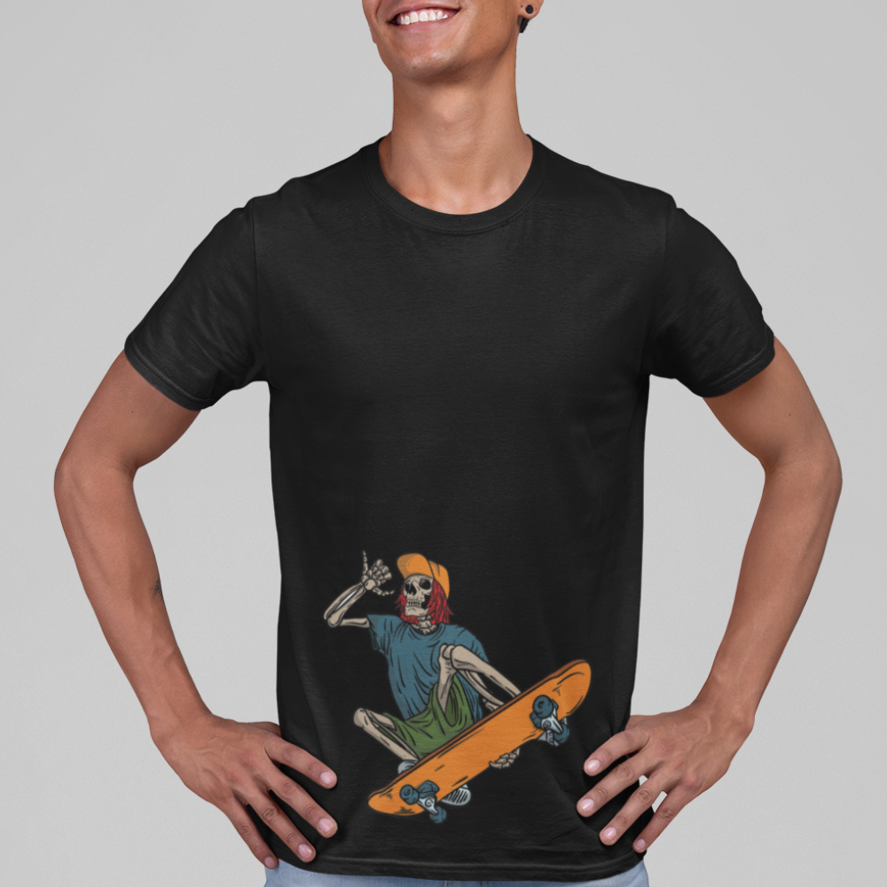 Skating Skeleton Unisex T-shirt