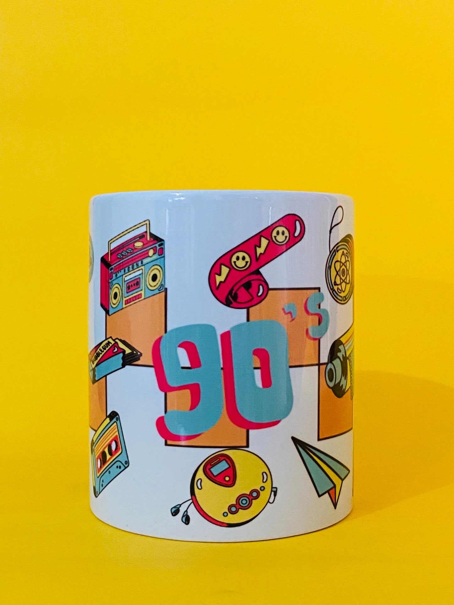 Printed Coffee/Milk Mugs, 325ml - 90’s Kid Coffee Mug