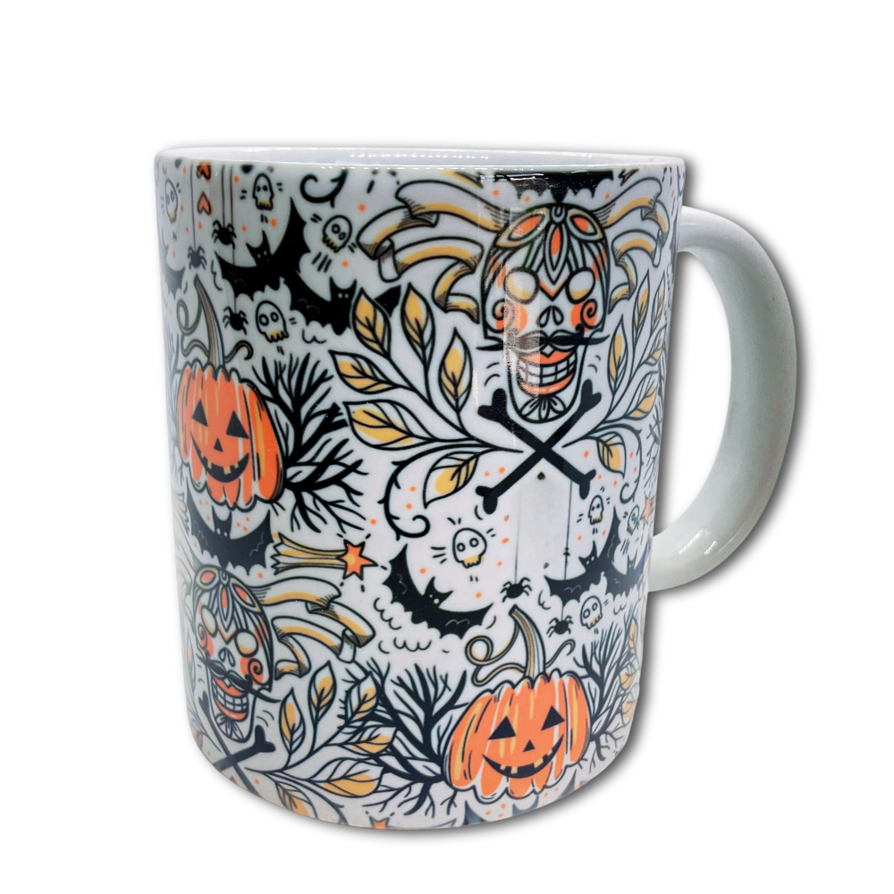 Spooky Pumpkin Coffee Mugs Collectors Edition