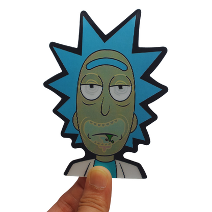 Rick and Morty 3D Sticker
