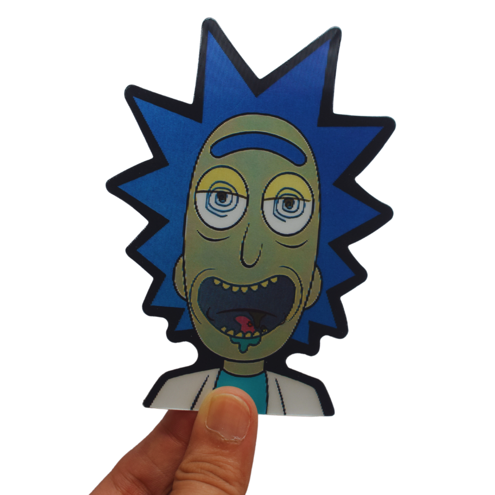 Rick and Morty 3D Sticker