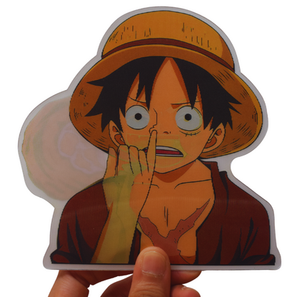 Luffy - One Piece 3D Sticker
