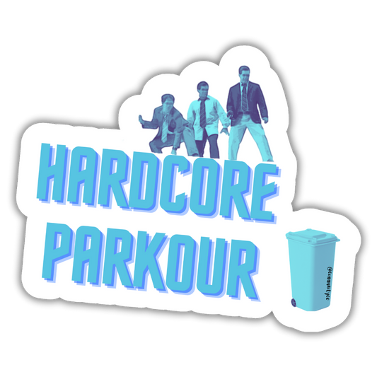 Hardcore Parkour - The Office Sticker