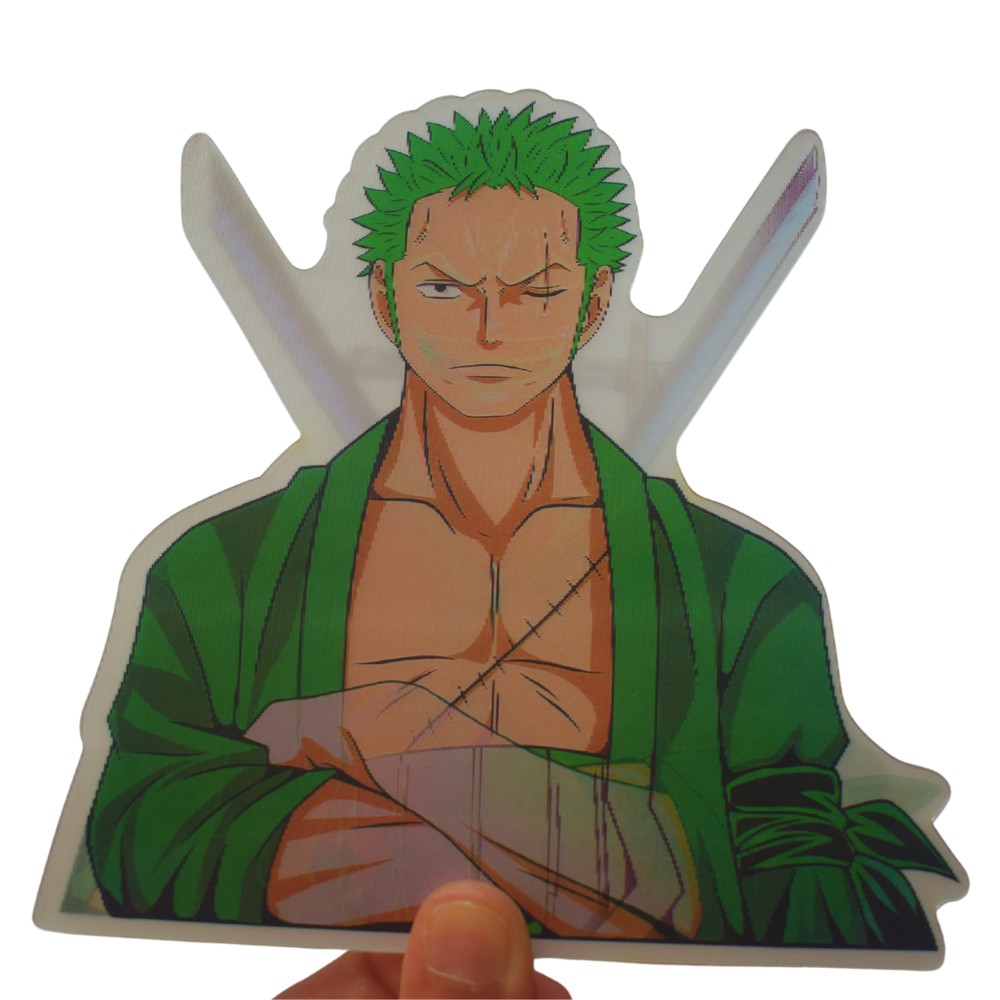 One Piece Zoro 3D Sticker