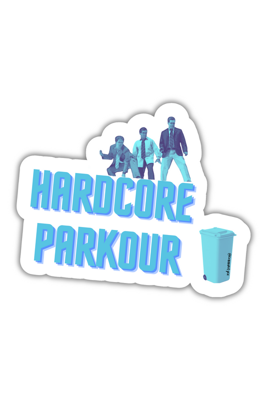 Hardcore Parkour - The Office Sticker | TV and Movies Stickers