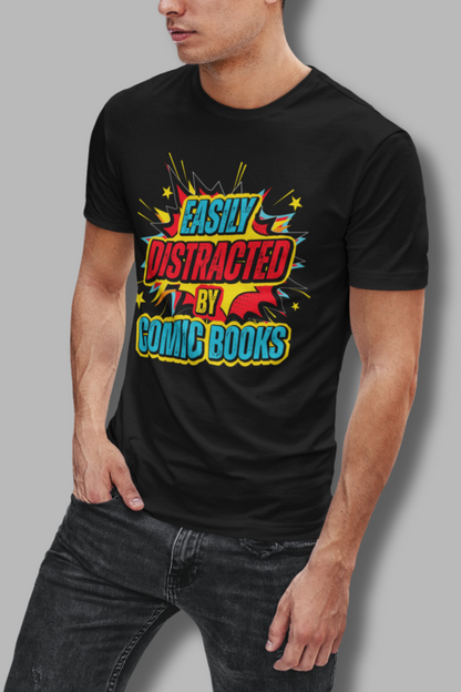 Distracted - Comics Books Unisex T-shirt