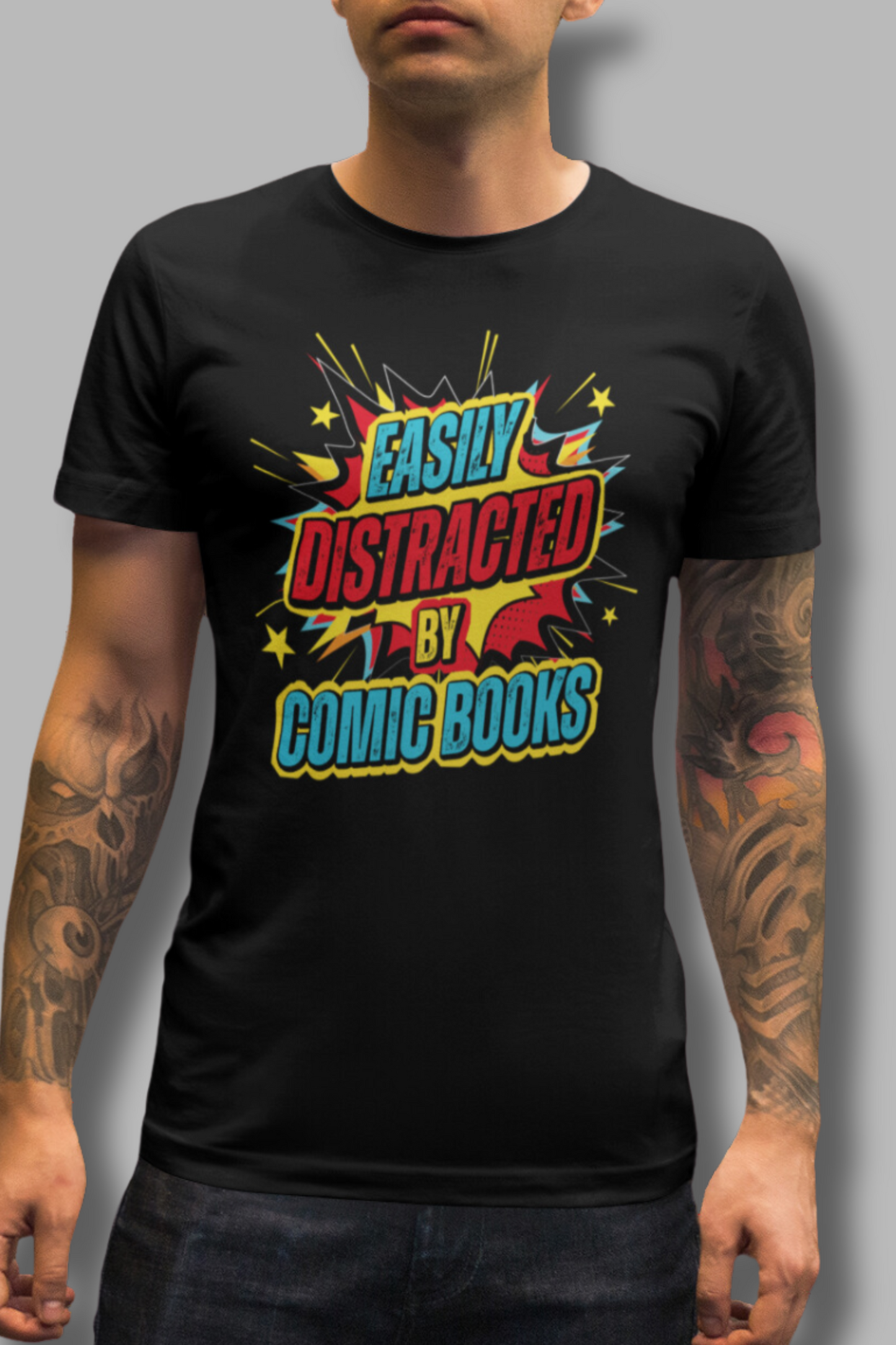 Distracted - Comics Books Unisex T-shirt