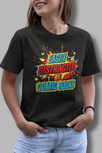 Distracted - Comics Books Unisex T-shirt