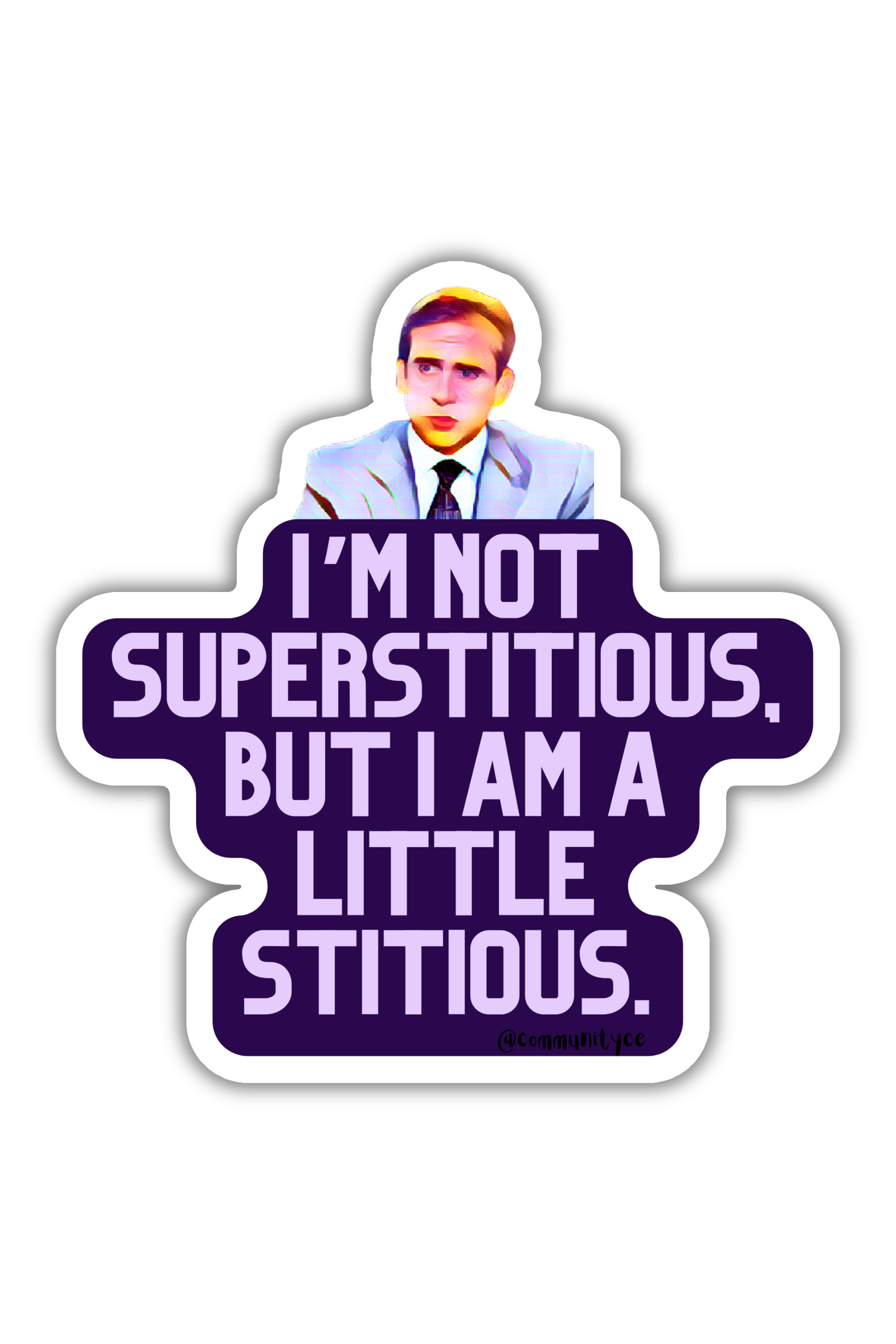 Superstitious | The Office Stickers