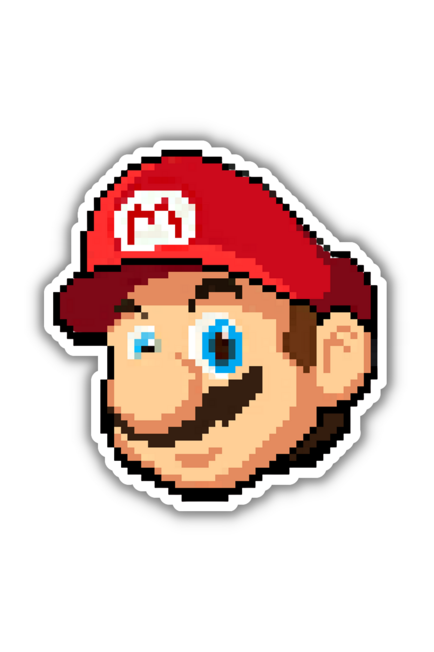 Mario Pixels - Gaming Sticker