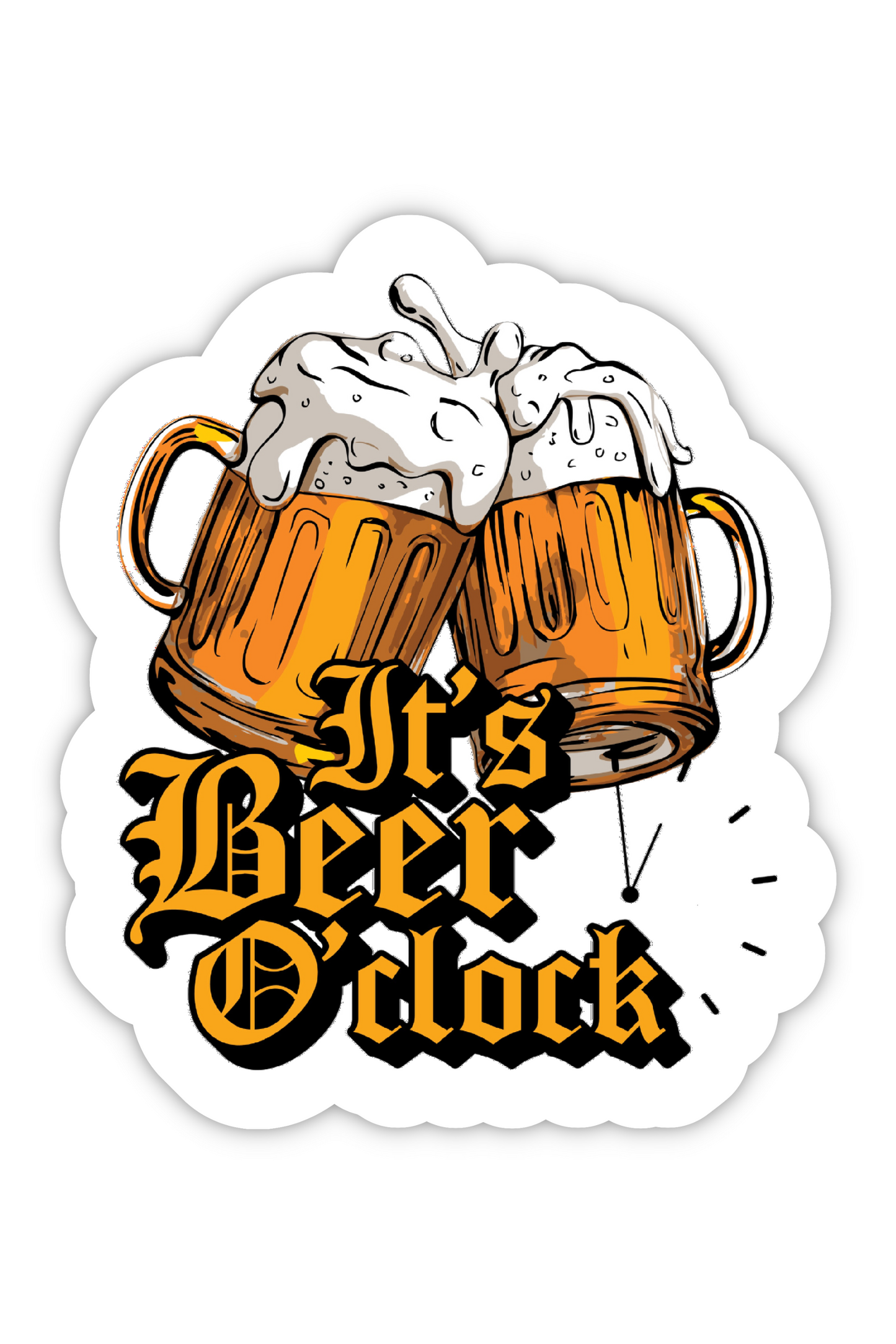 Beer O'clock - Breweriana Stickers | Beer Stickers