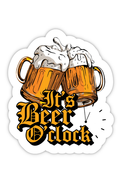 Beer O'clock - Breweriana Stickers | Beer Stickers