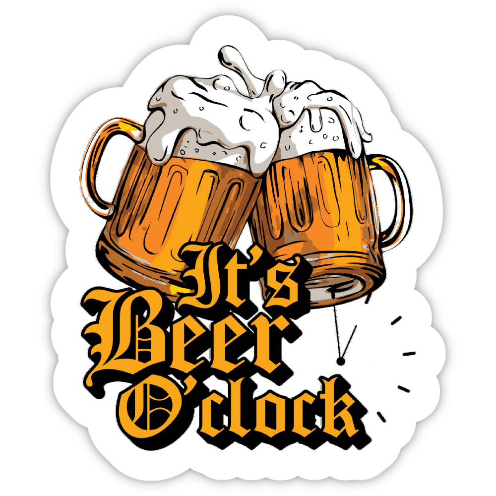 Beer O'clock - Breweriana Sticker
