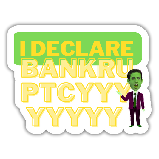 Bankruptcy - The Office Sticker