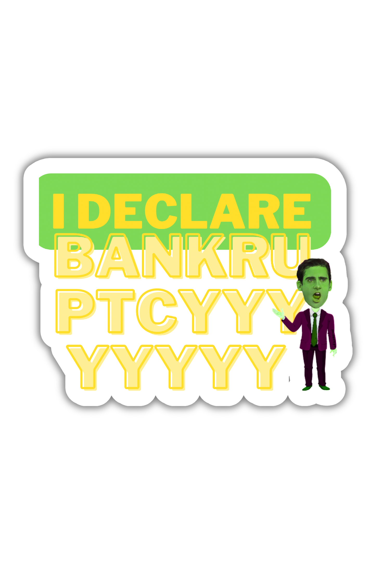 Bankruptcy - The Office Stickers | TV & Movies Stickers