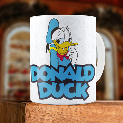 Printed Coffee/Milk Mugs, 325ml - Donald Duck Coffee Mug