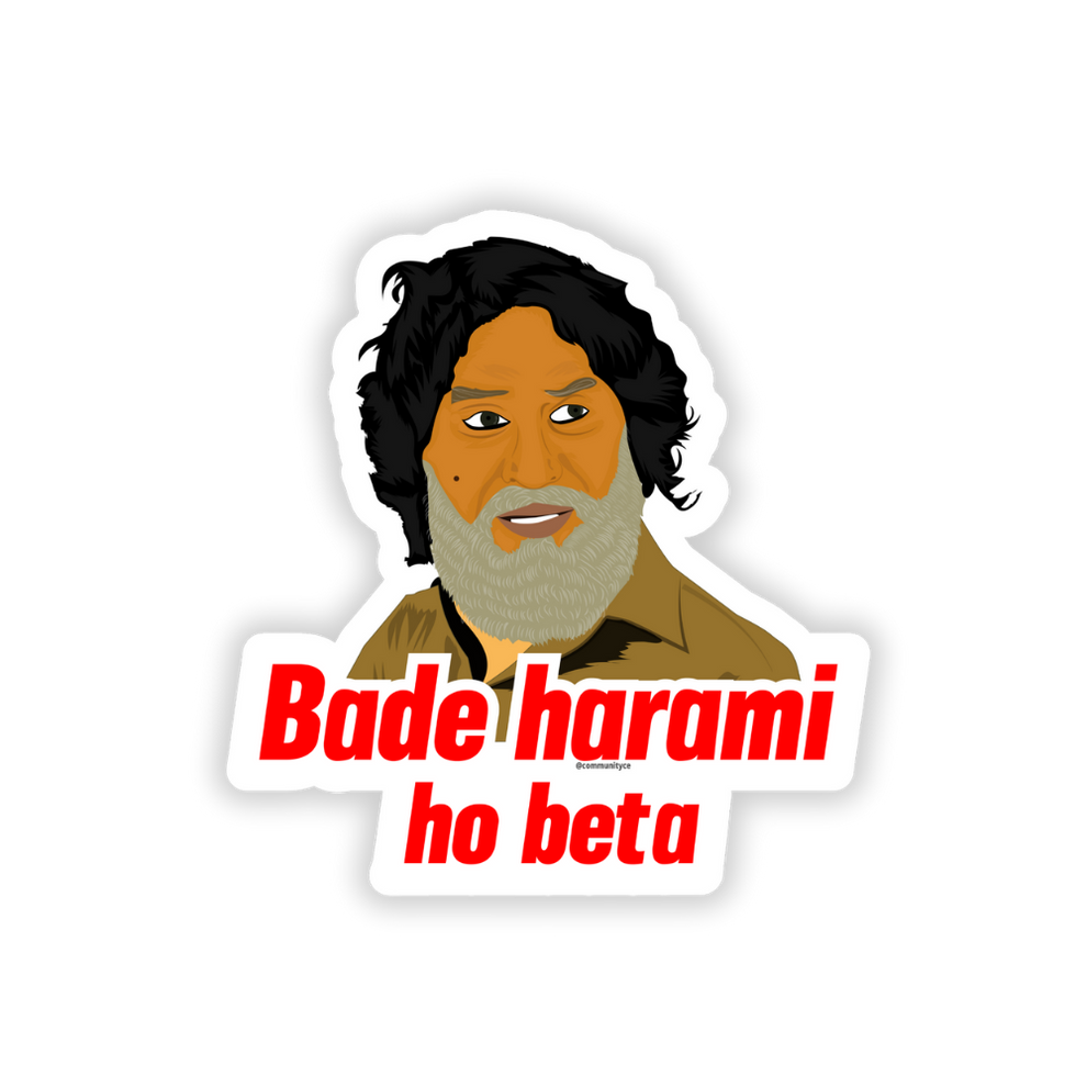 Bade Harami Ho Beta Meme Stickers Collectors Edition