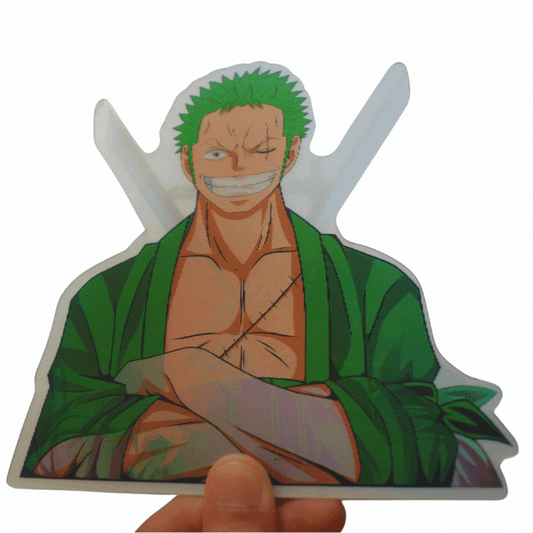 One Piece Zoro 3D Sticker