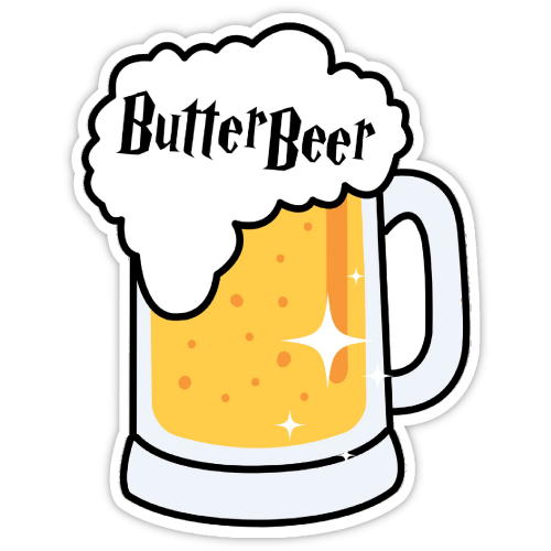 Butter Beer Beer Stickers Collectors Edition