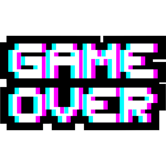 Game Over - Gaming Sticker