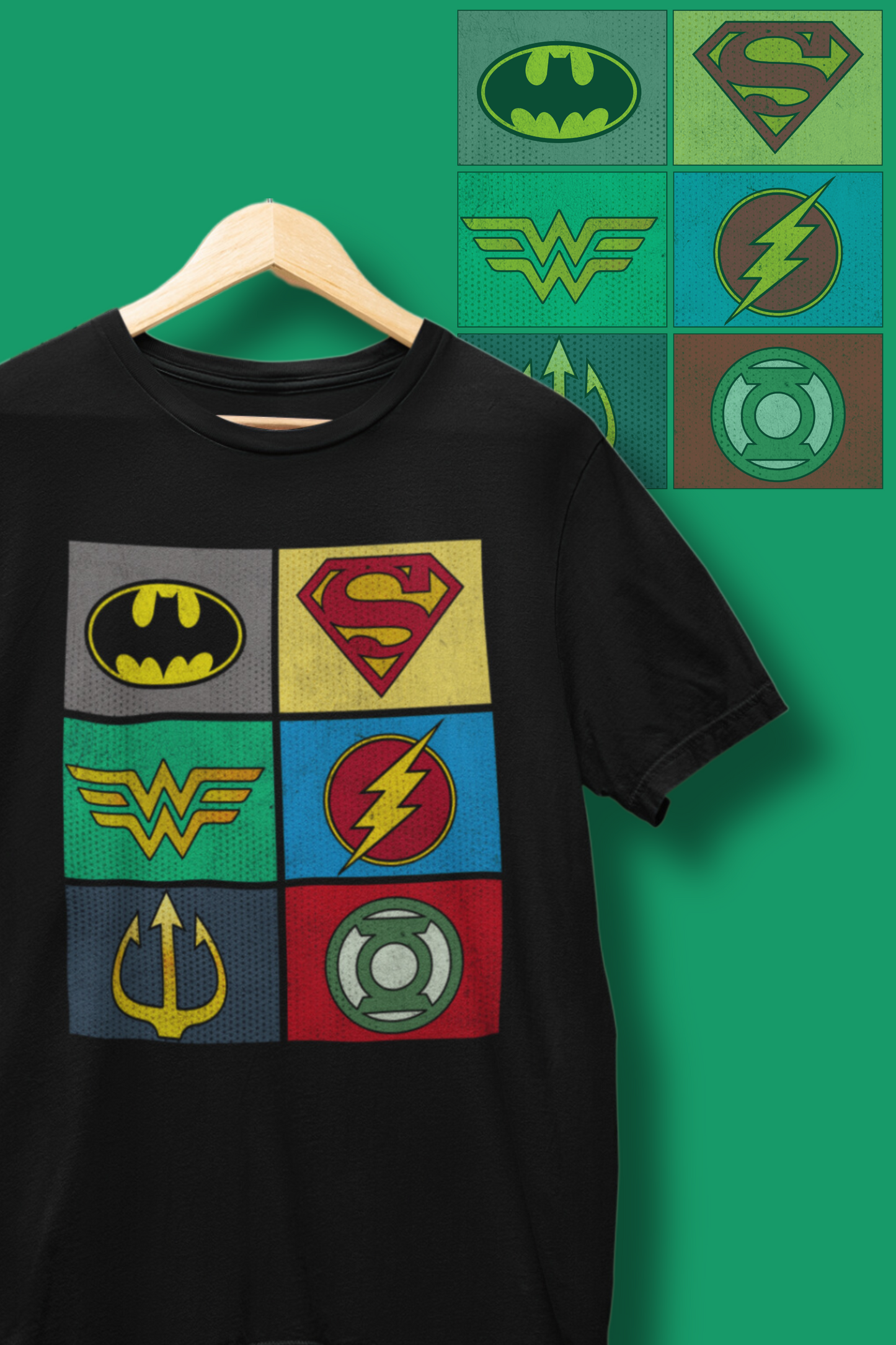 Superhero Badge - Comics Unisex T-shirt