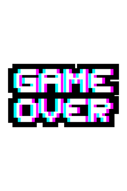 Game Over - Gaming Sticker