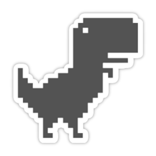 Offline Dino - Tech Sticker