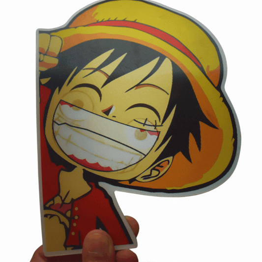 One Piece Lufy Smiling Side 3D Sticker