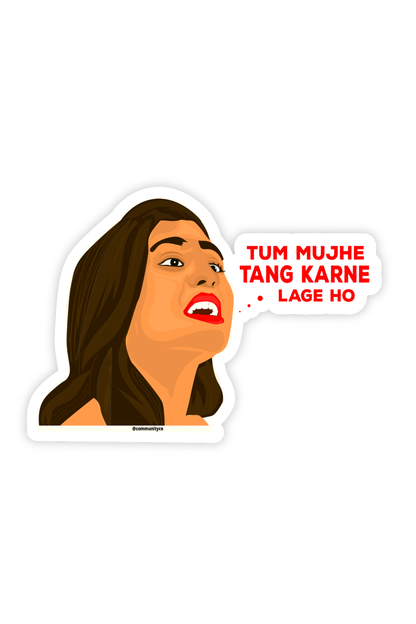 Tang Karne Lage Ho | Meme Stickers