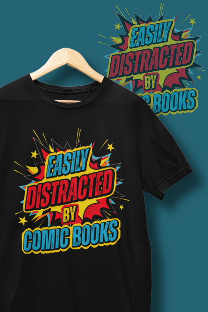 Distracted - Comics Books Unisex T-shirt