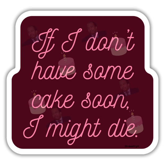 Cake - The Office Sticker
