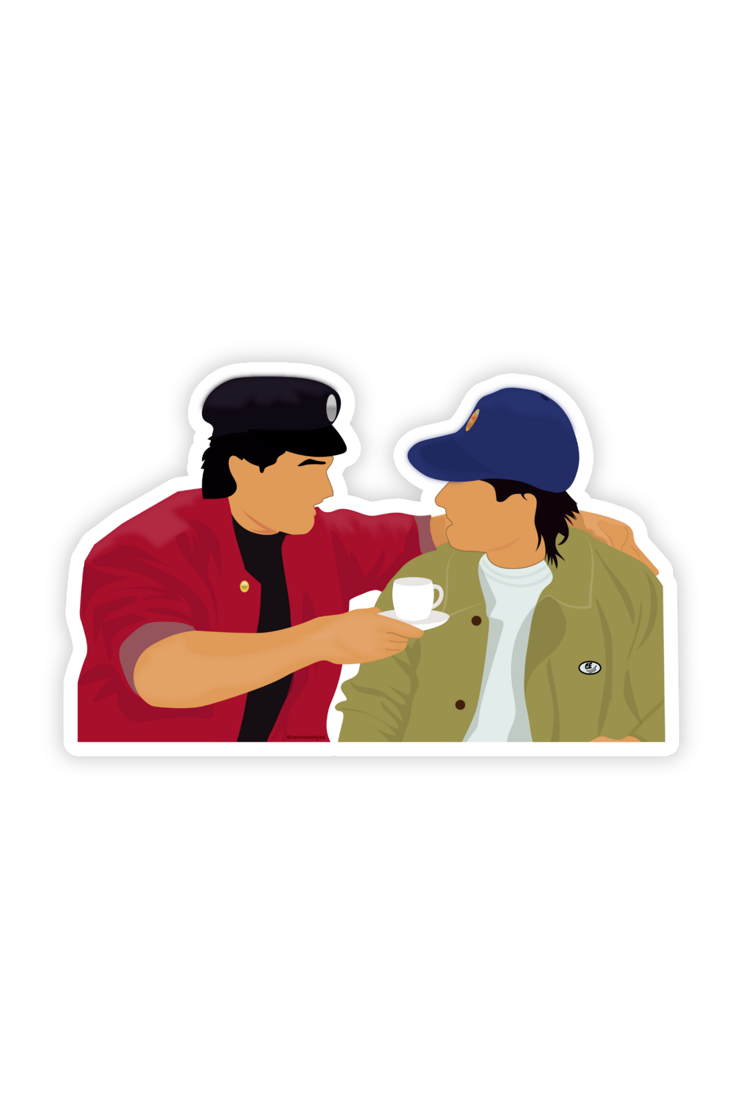 Ek Cup Chai - Andaaz Apna Apna Stickers | Meme Sticker