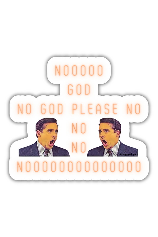 No God - The Office Stickers | TV & Movies Stickers