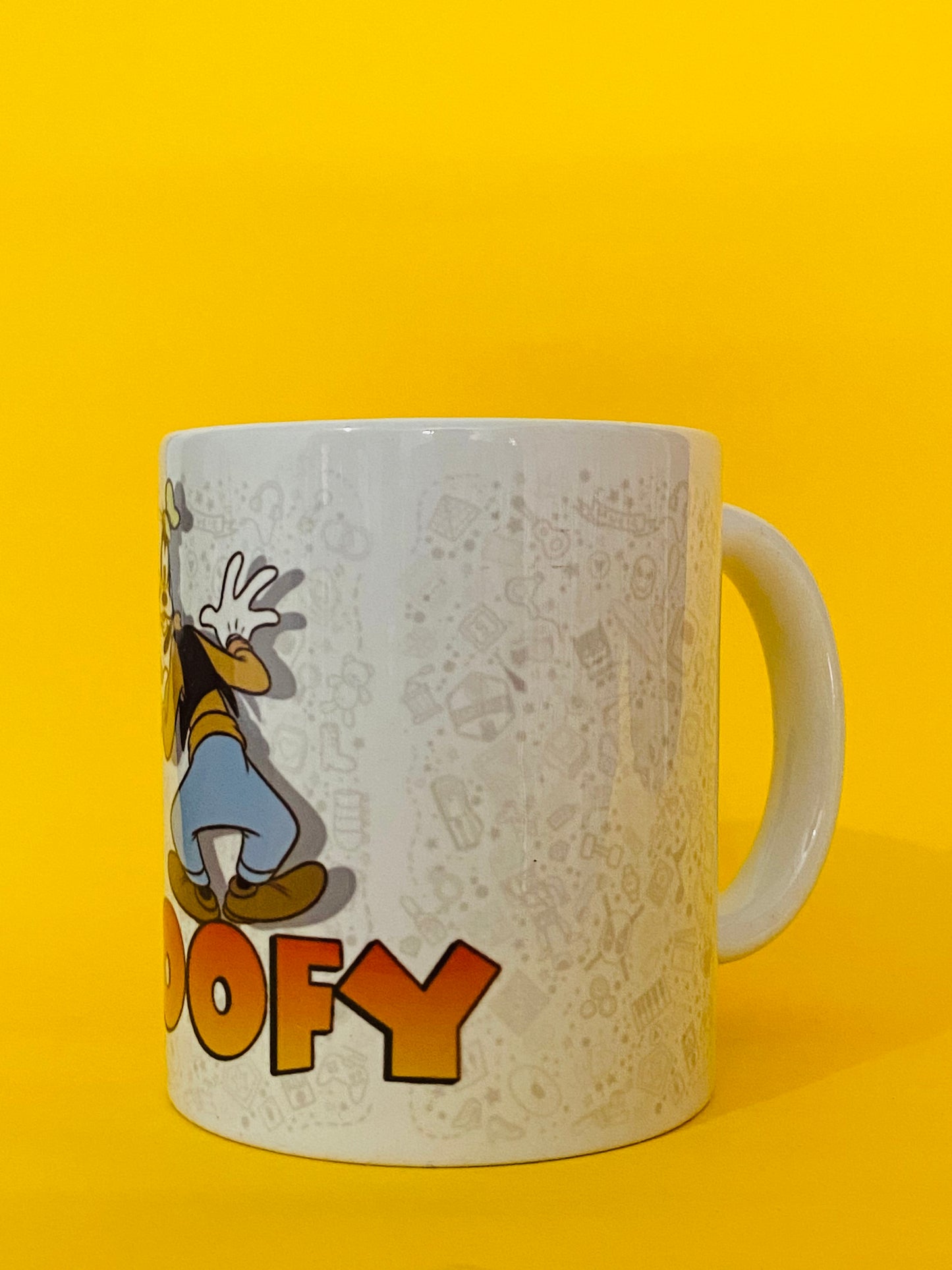 Printed Coffee/Milk Mugs, 325ml - Goofy Coffee Mug
