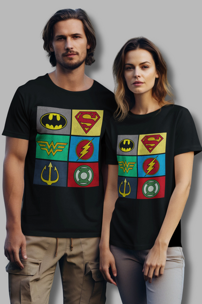 Superhero Badge - Comics Unisex T-shirt