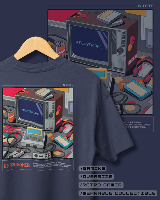 Retro Gamer Oversize T-shirt
