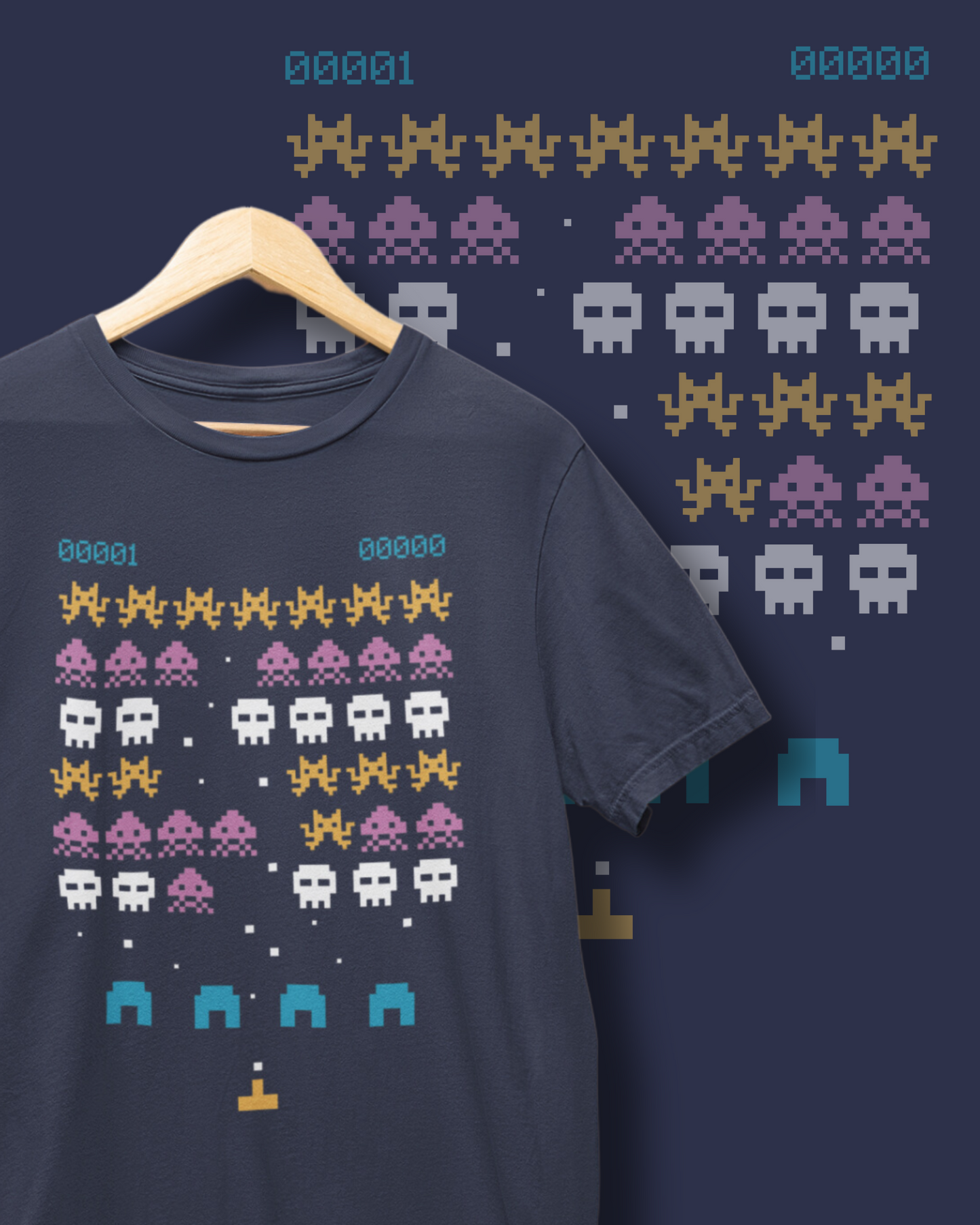 Space Invaders Arcade Game Regular T-shirt