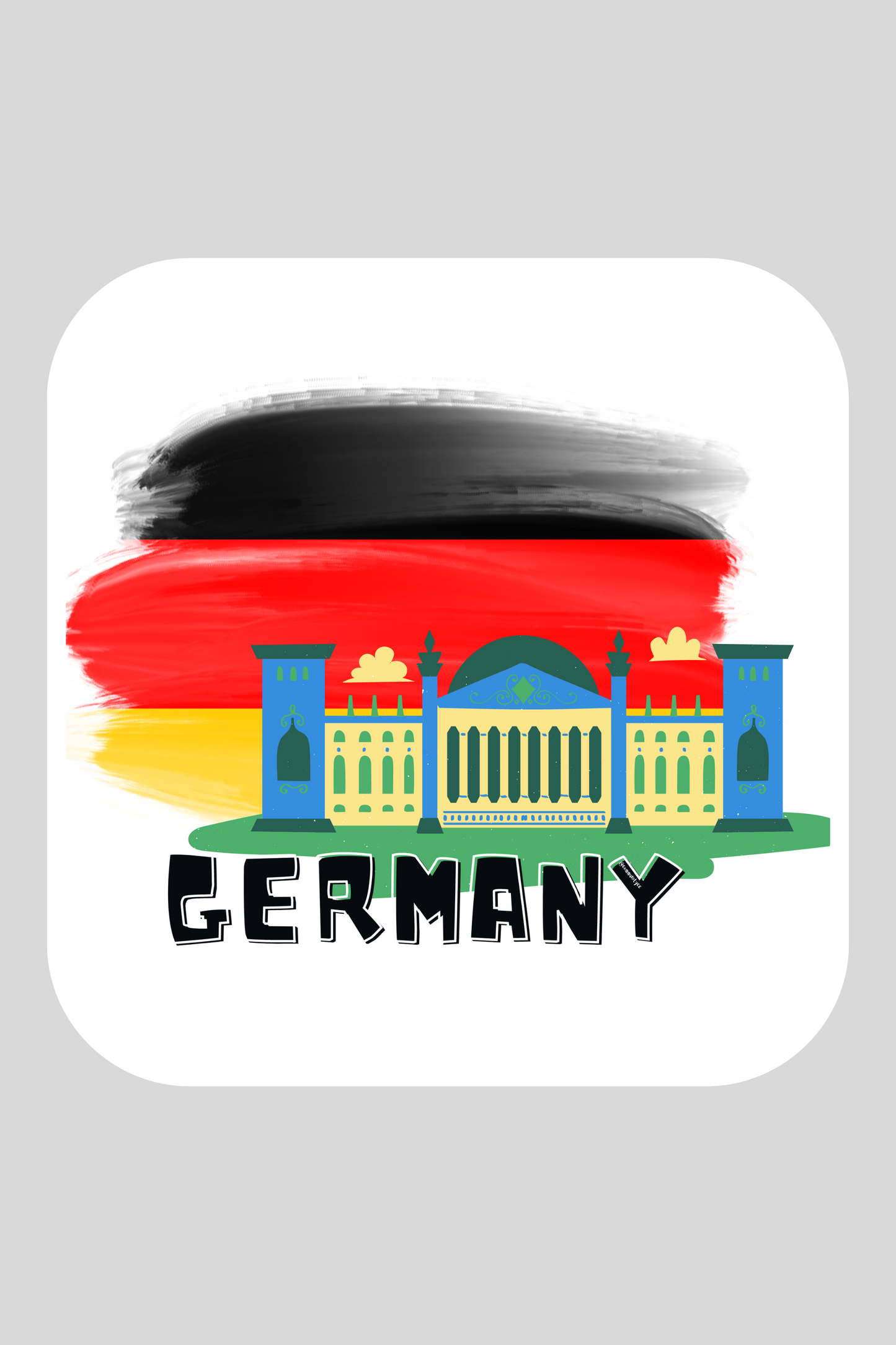 Germany - Travel Sticker