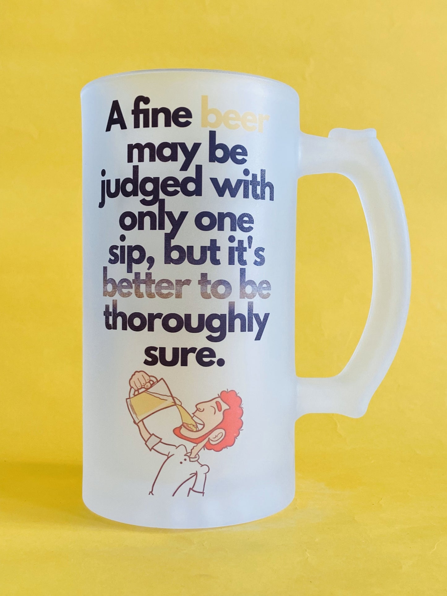 A Fine Beer - Party Mug