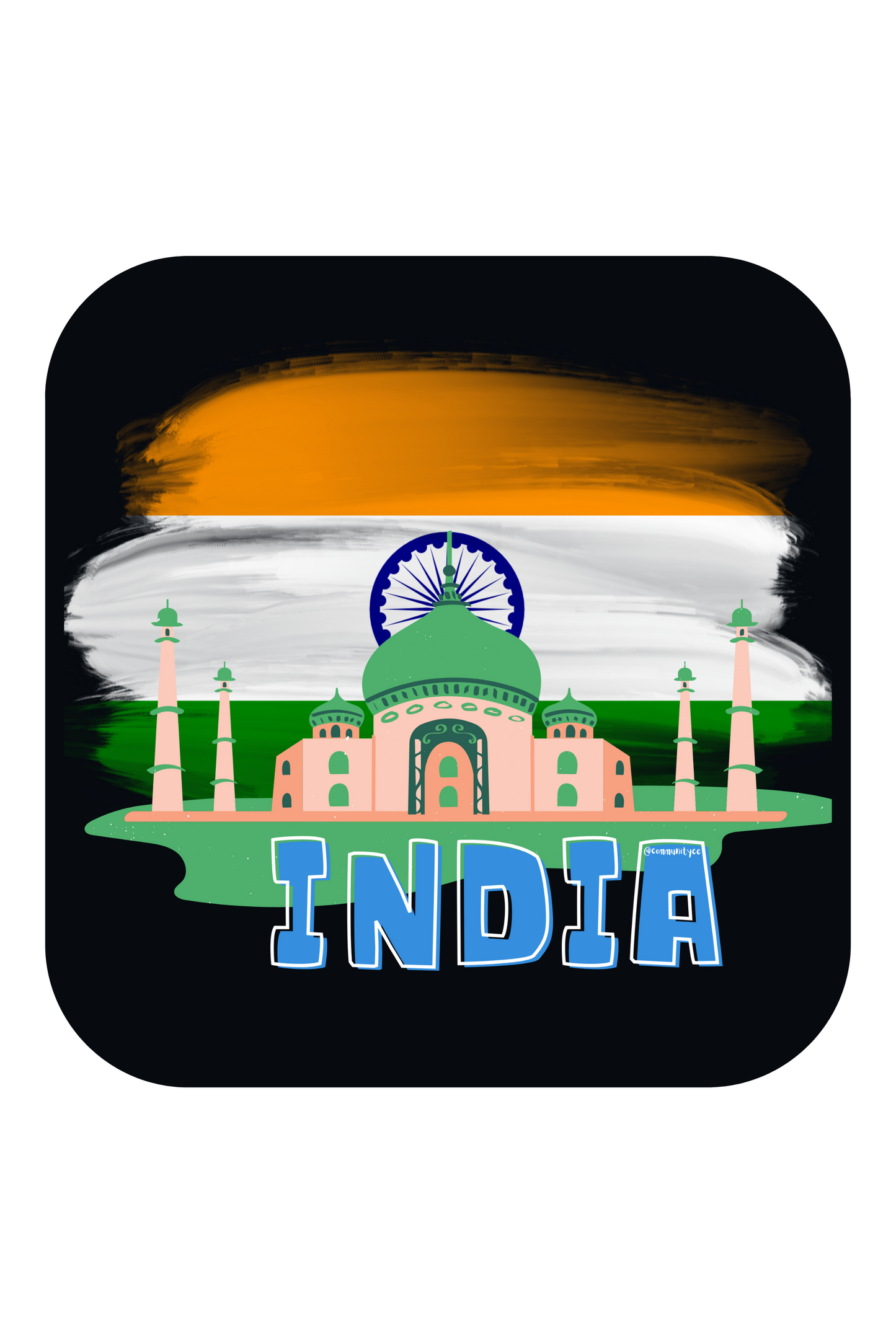 India - Travel Sticker