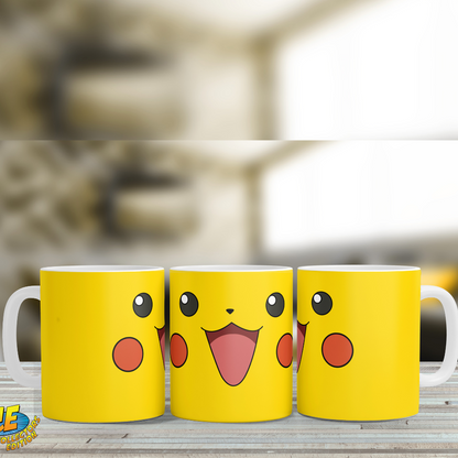 Printed Coffee/Milk Mugs, 325ml - Pokemon Pikachu Anime Coffee Mug